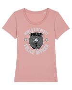 Pentru Politiști Tricou mânecă scurtă guler larg fitted Damă Expresser