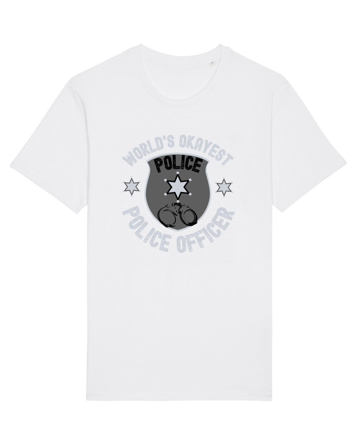 Tricou mânecă scurtă Unisex Rocker White