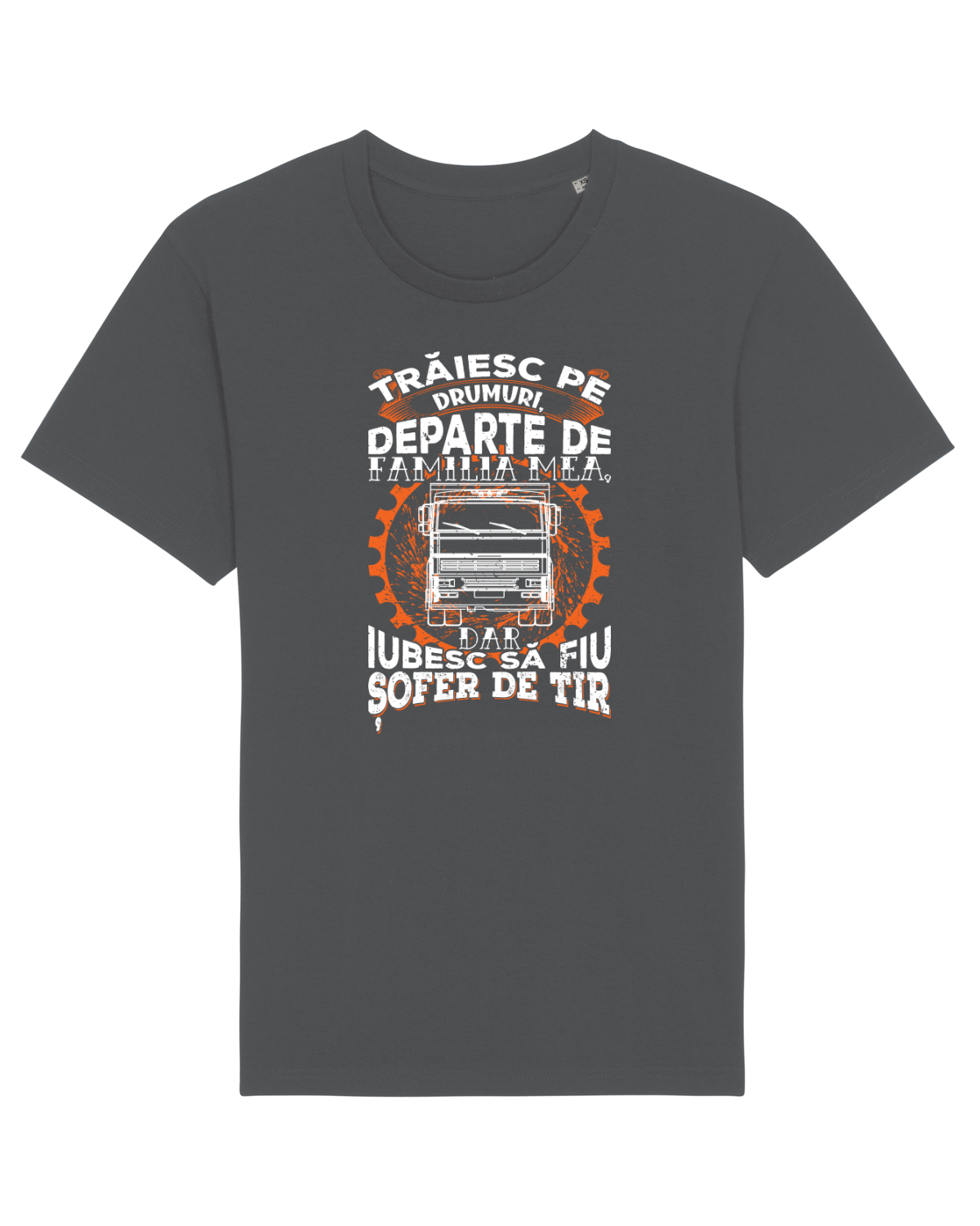 Tricou mânecă scurtă Unisex Rocker Anthracite