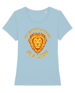 Iubitorii de Lei Tricou mânecă scurtă guler larg fitted Damă Expresser