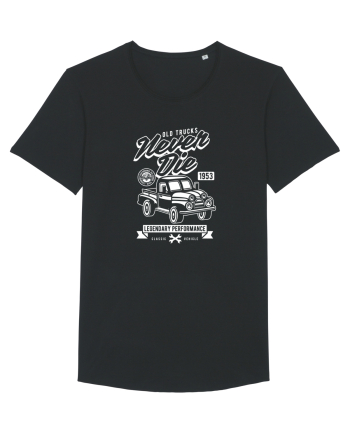 Old Trucks Never Die White Black