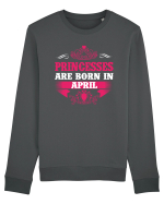 BORN IN APRIL Bluză mânecă lungă Unisex Rise