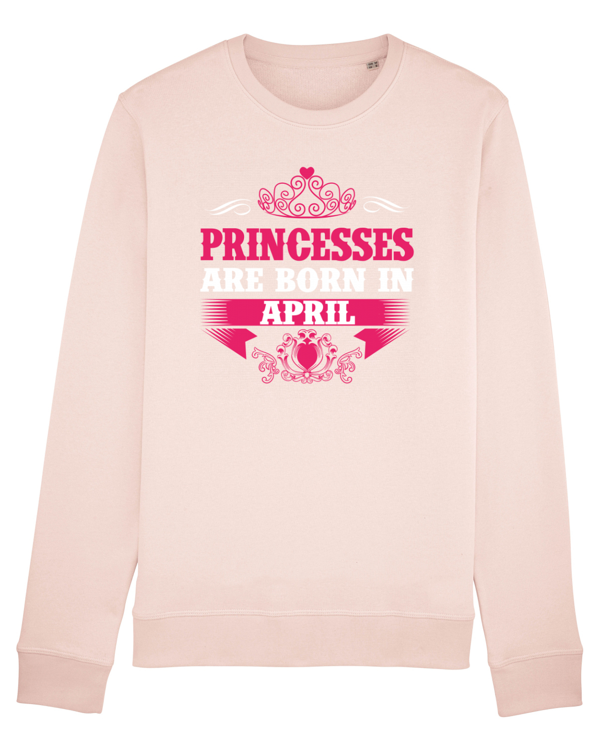 Bluză mânecă lungă Unisex Rise Candy Pink