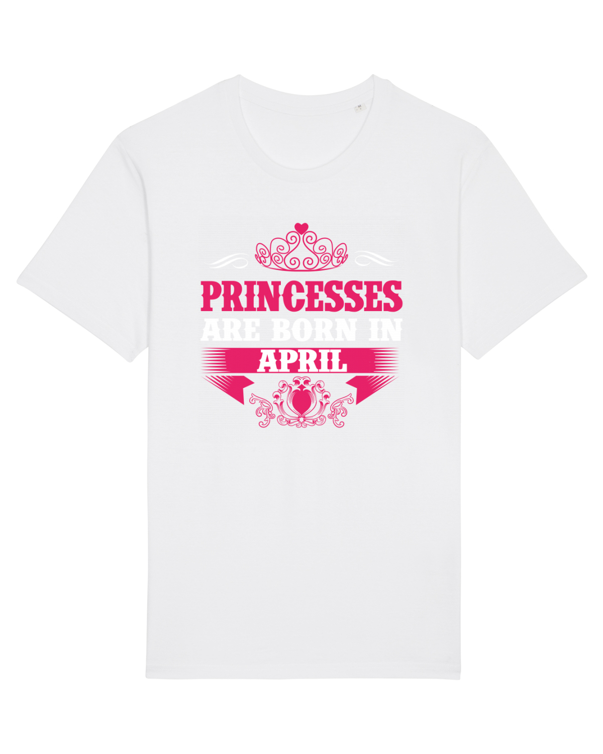 Tricou mânecă scurtă Unisex Rocker White