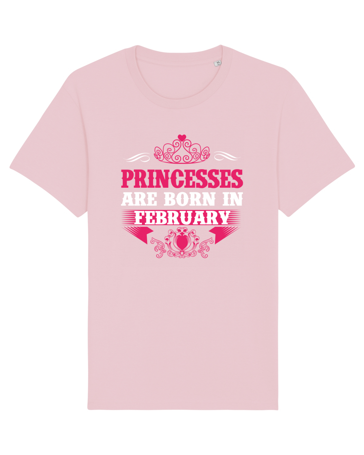 Tricou mânecă scurtă Unisex Rocker Cotton Pink