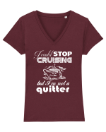 CRUISE Tricou mânecă scurtă guler V Damă Evoker