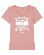 NURSE Tricou mânecă scurtă guler larg fitted Damă Expresser