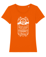 READING BOOKS Tricou mânecă scurtă guler larg fitted Damă Expresser