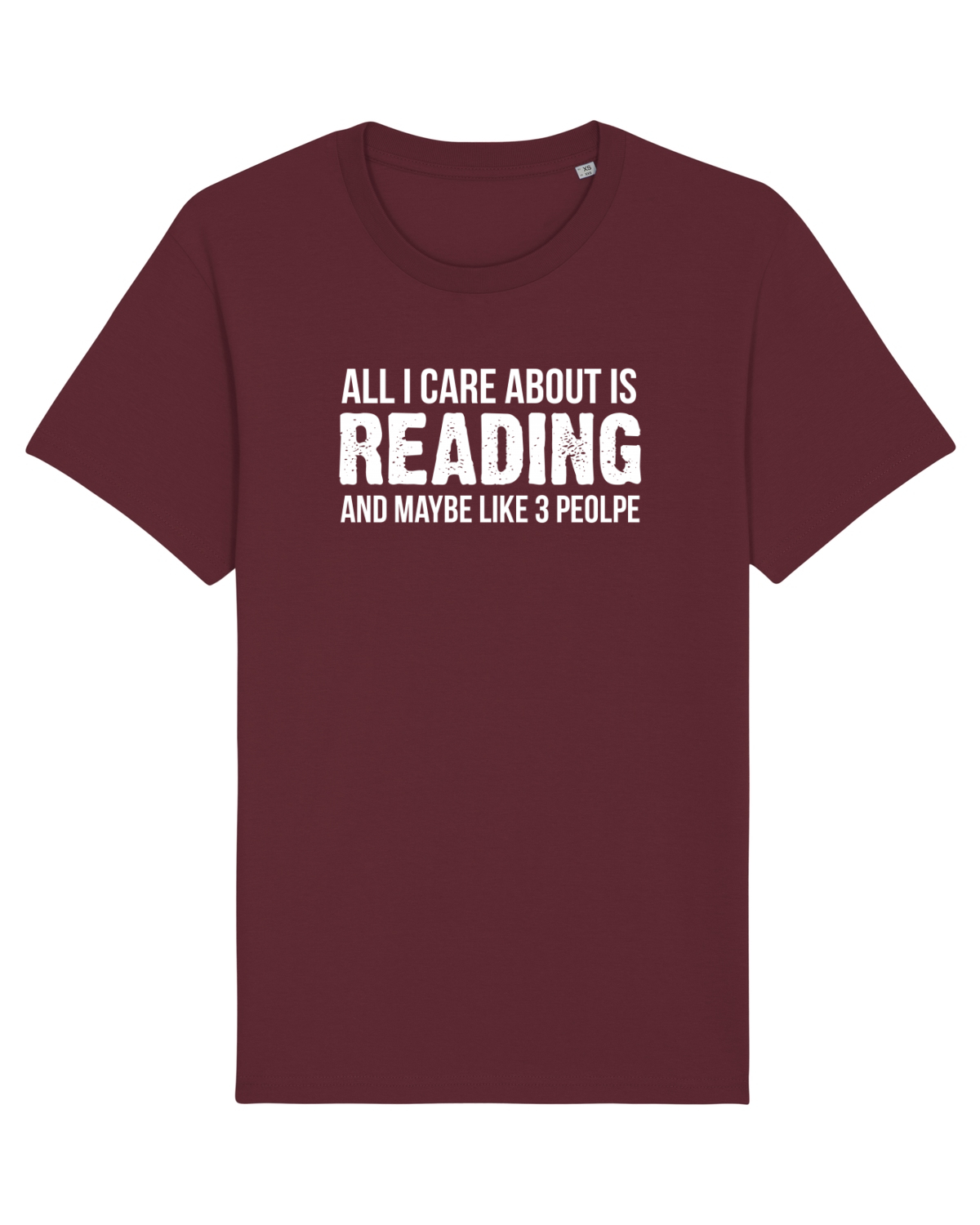 Tricou mânecă scurtă Unisex Rocker Burgundy