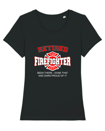 RETIRED FIREFIGHTER Black