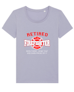 RETIRED FIREFIGHTER Tricou mânecă scurtă guler larg fitted Damă Expresser