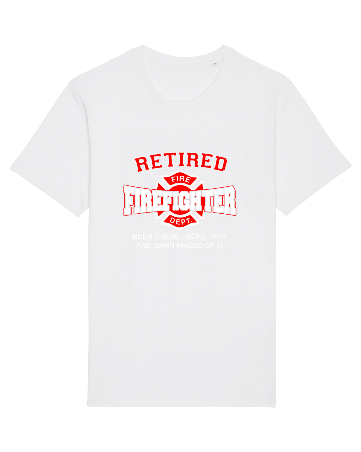 Tricou mânecă scurtă Unisex Rocker White