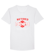 RETIRED FIREFIGHTER Tricou mânecă scurtă guler larg Bărbat Skater