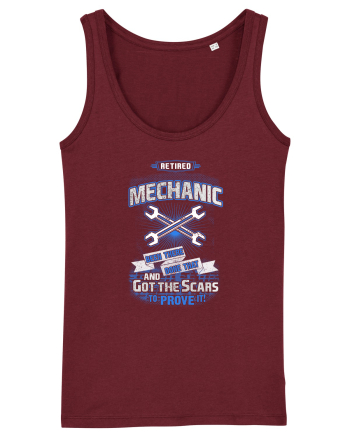 RETIRED MECHANIC Burgundy