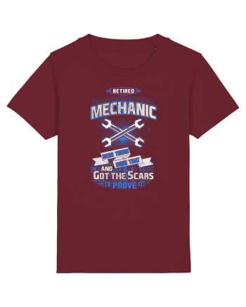 RETIRED MECHANIC Burgundy
