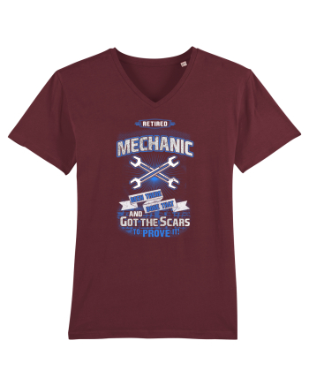 RETIRED MECHANIC Burgundy