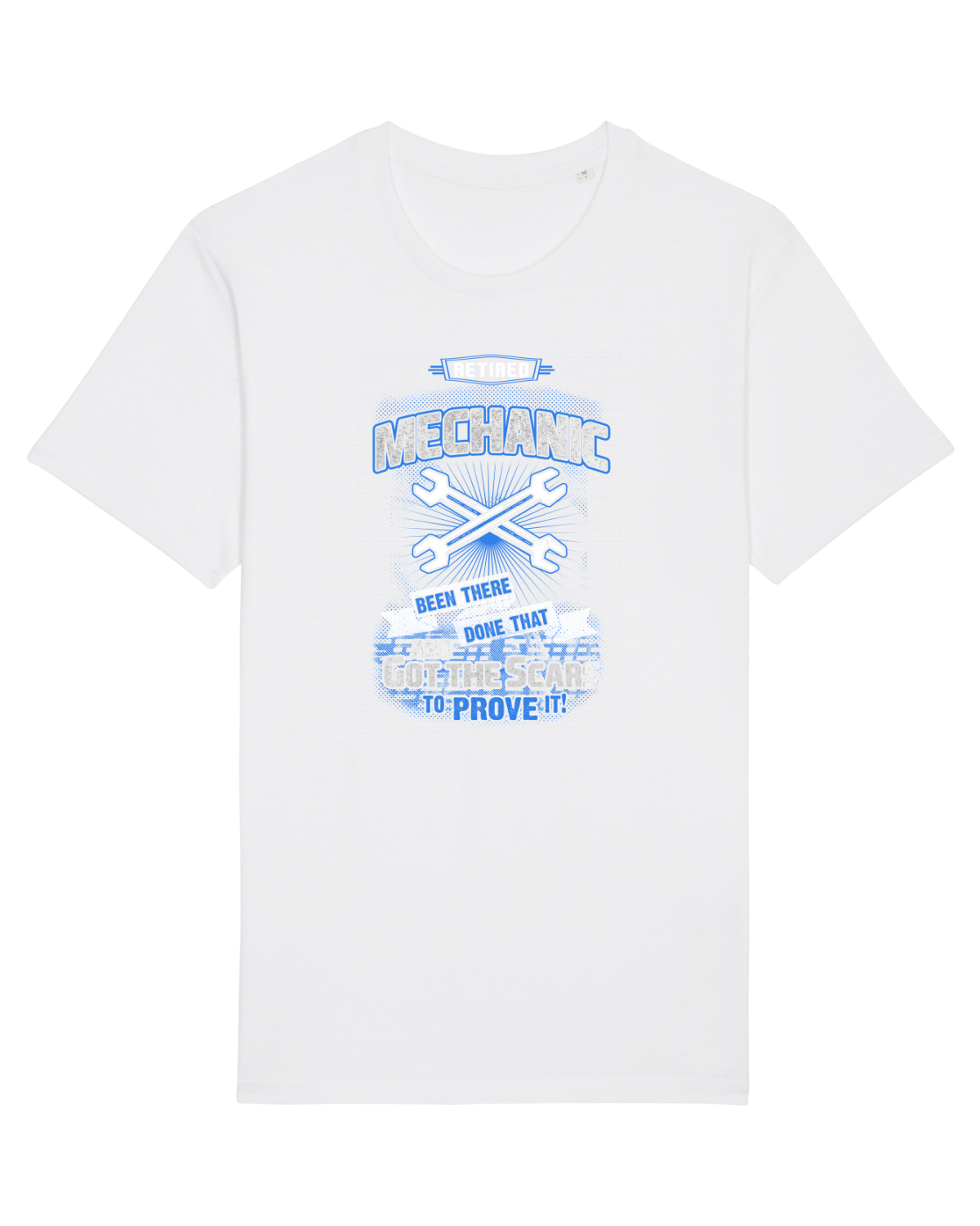 Tricou mânecă scurtă Unisex Rocker White