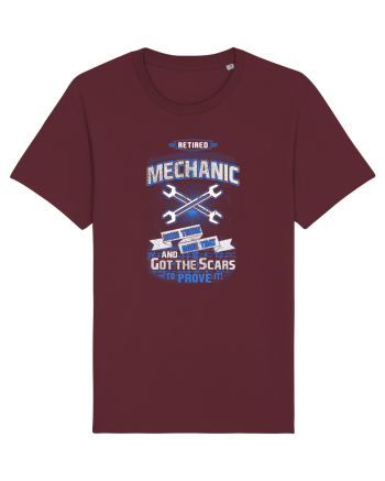 RETIRED MECHANIC Burgundy