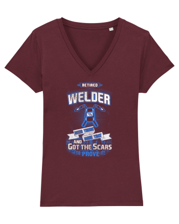 RETIRED WELDER Burgundy