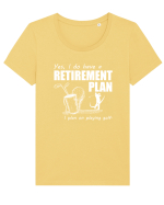 GOLF Tricou mânecă scurtă guler larg fitted Damă Expresser