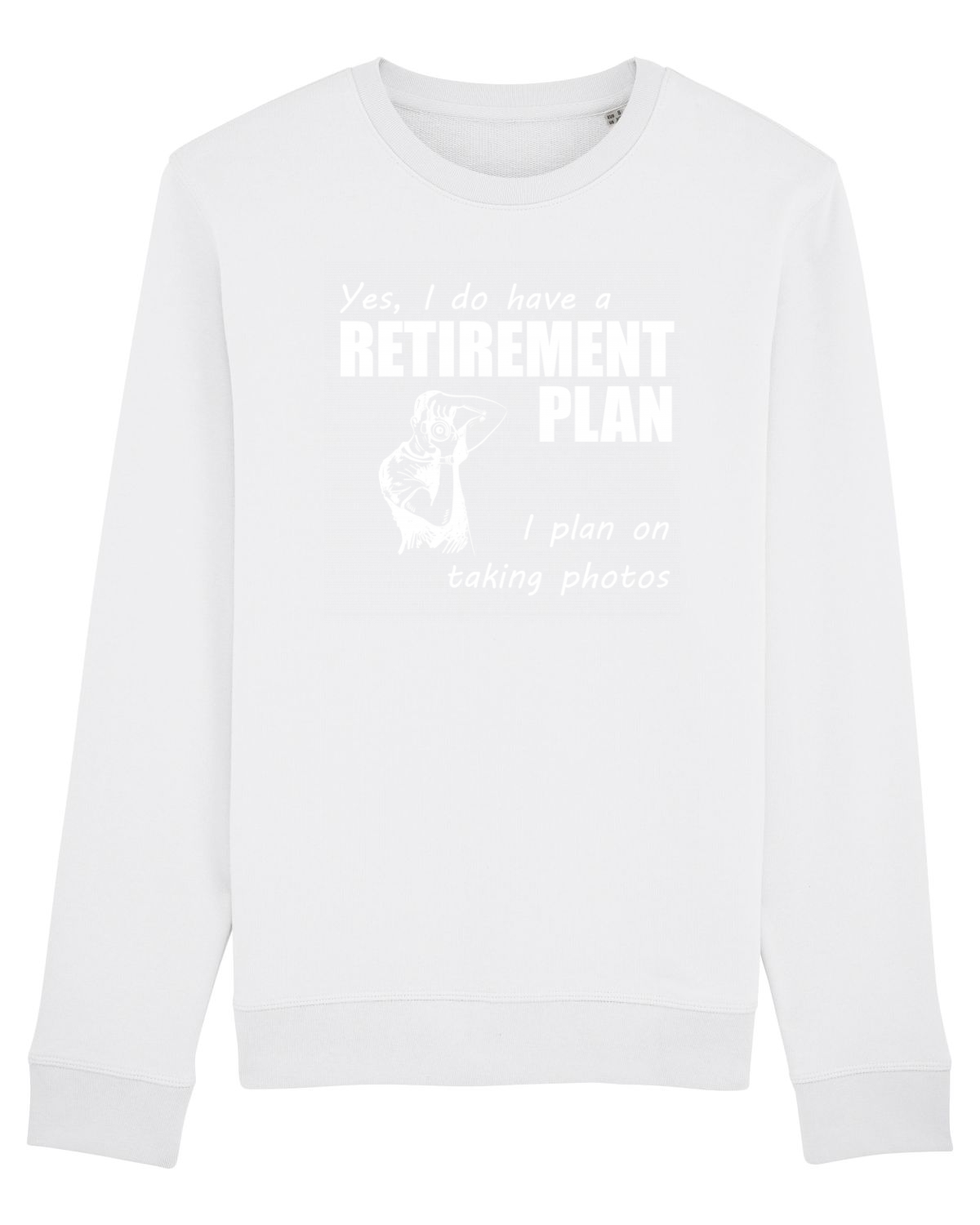 Bluză mânecă lungă Unisex Rise White