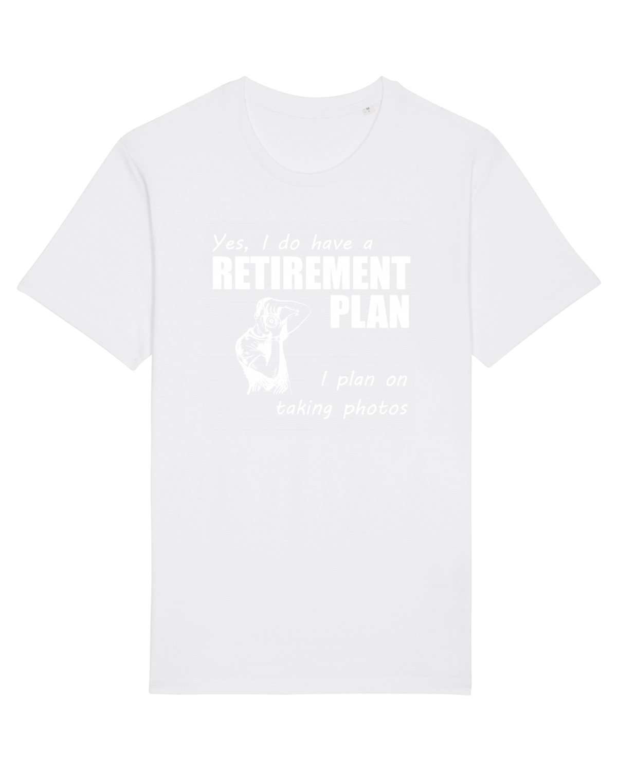 Tricou mânecă scurtă Unisex Rocker White