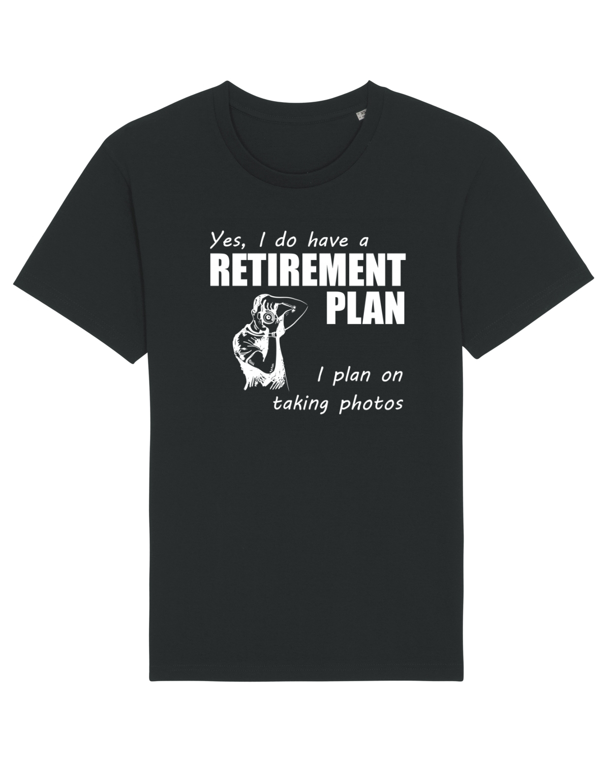 Tricou mânecă scurtă Unisex Rocker Black