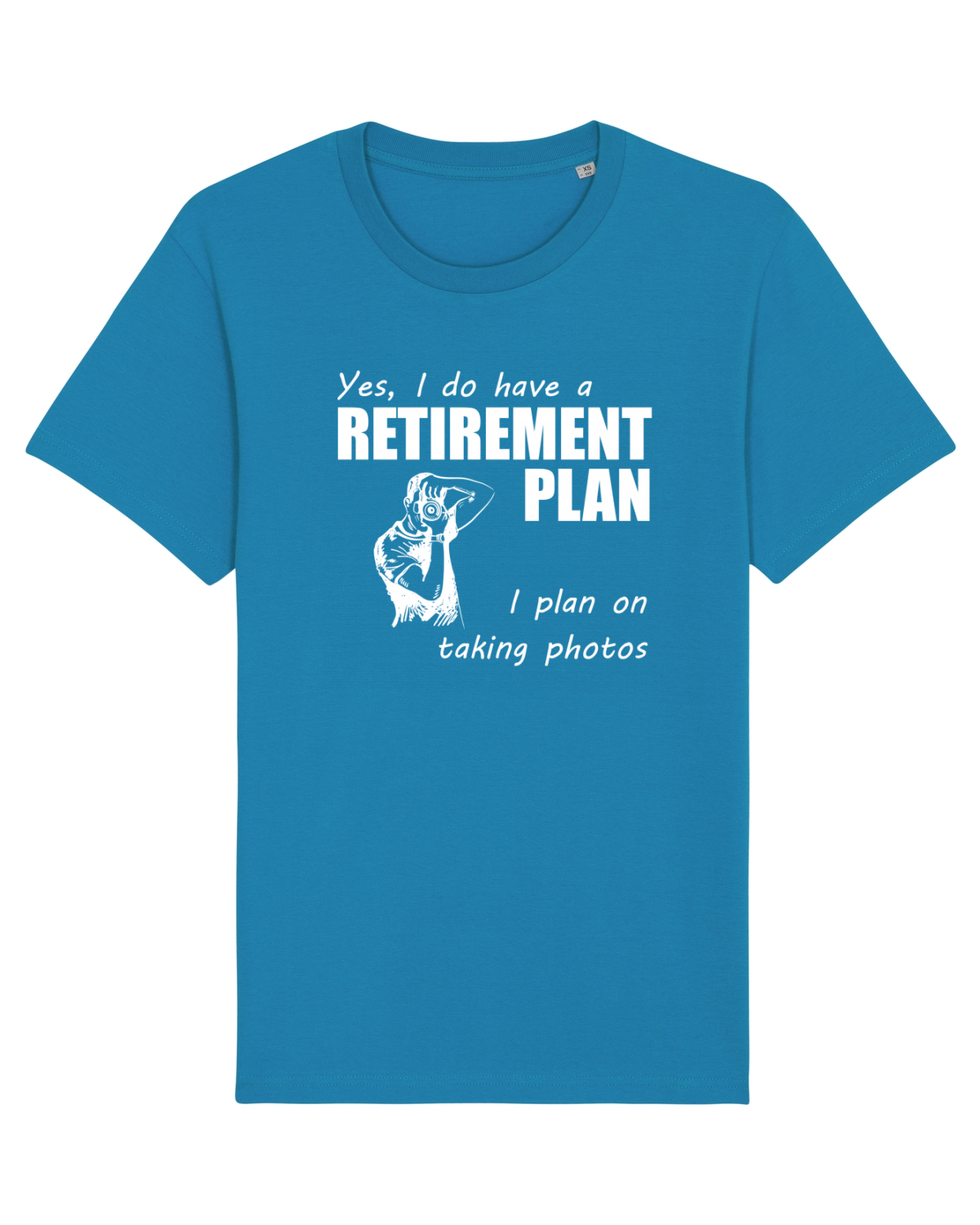 Tricou mânecă scurtă Unisex Rocker Azur
