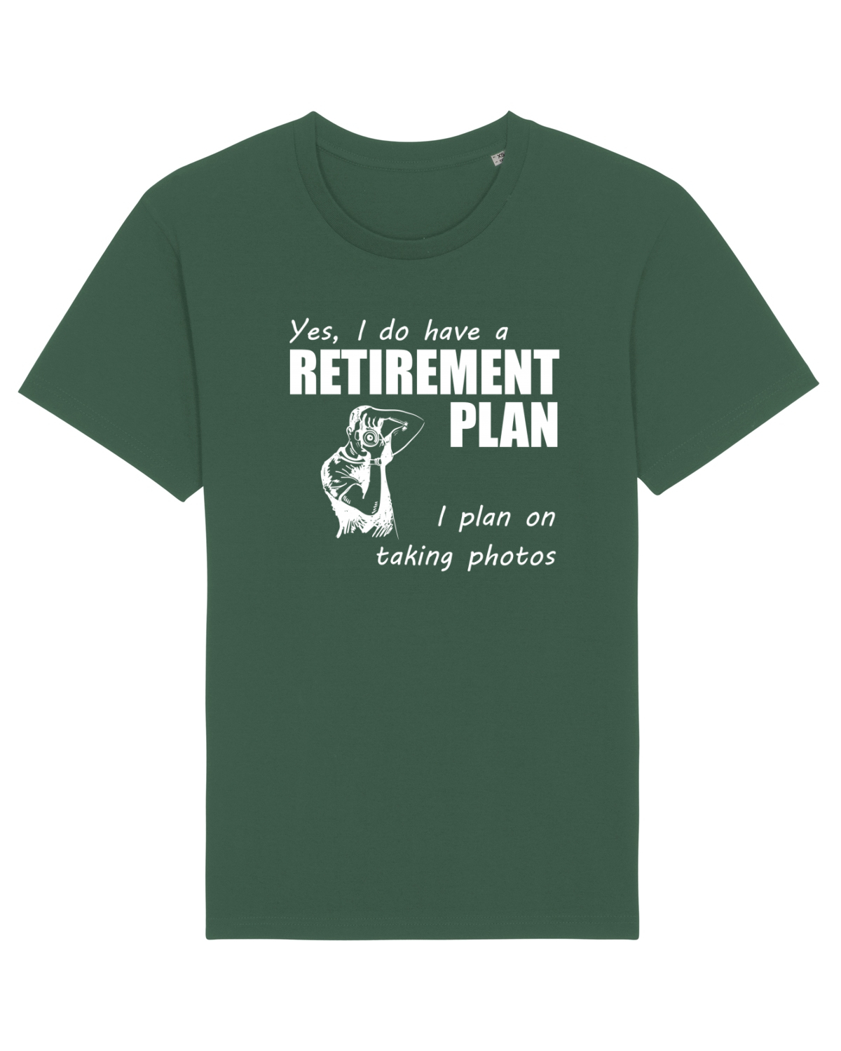 Tricou mânecă scurtă Unisex Rocker Bottle Green