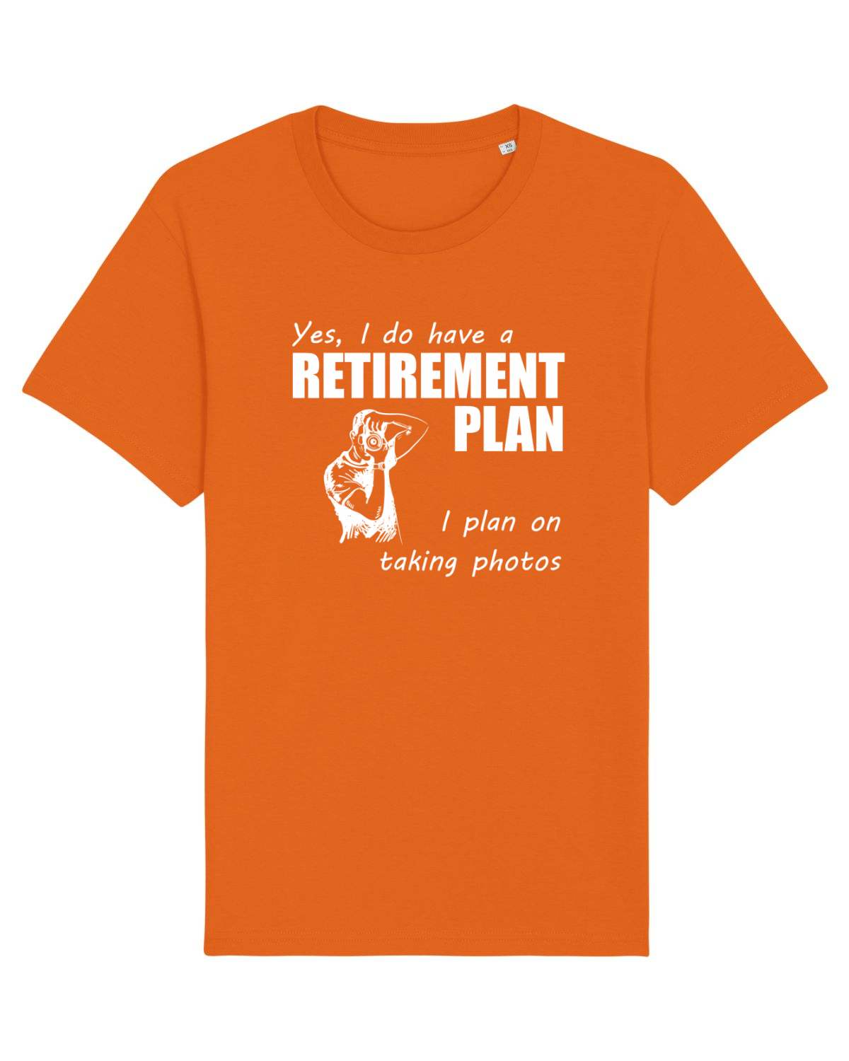 Tricou mânecă scurtă Unisex Rocker Bright Orange