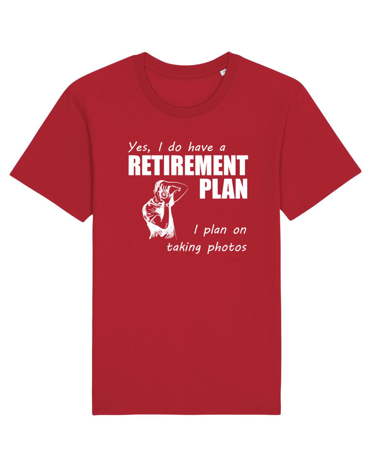 Tricou mânecă scurtă Unisex Rocker Red