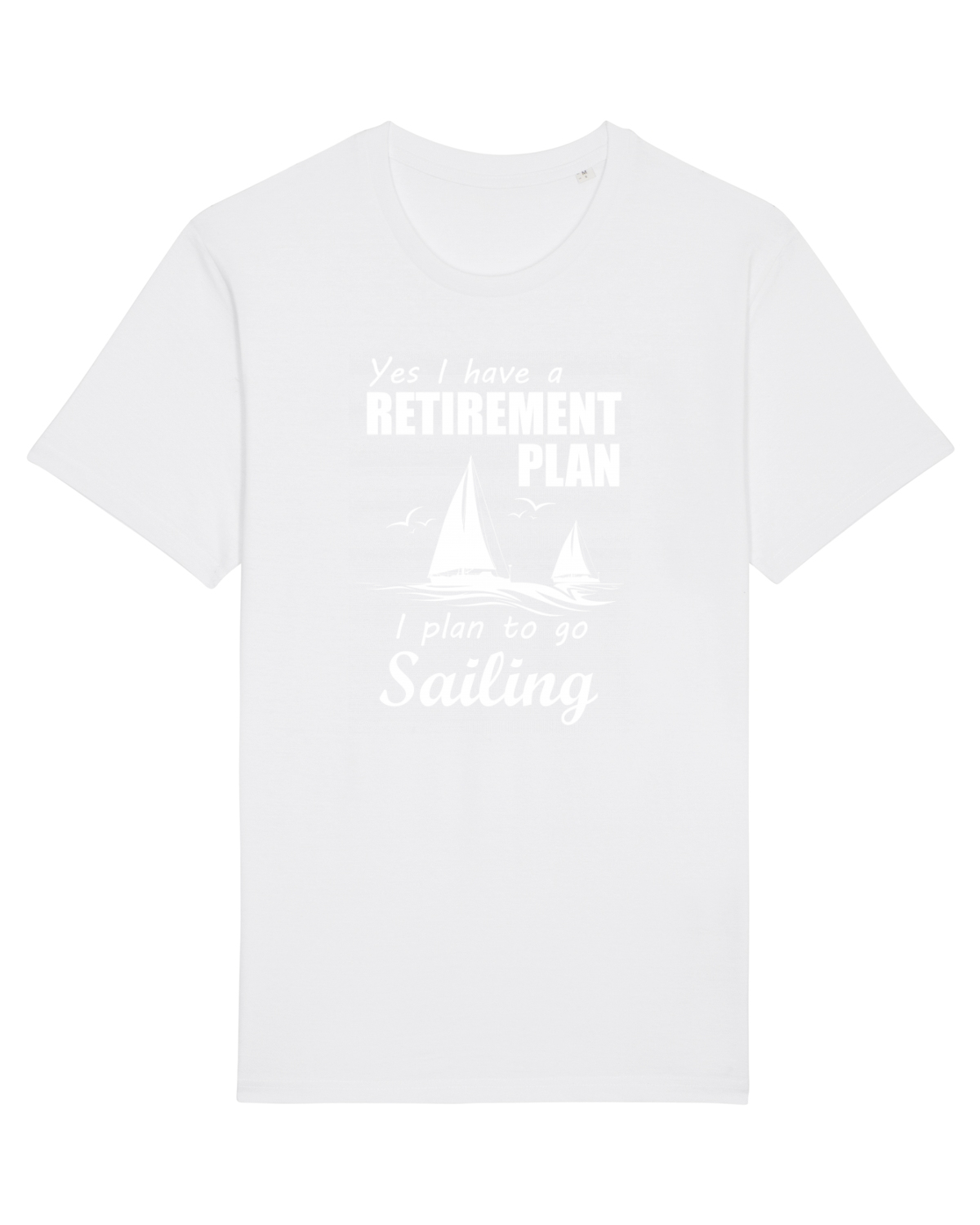 Tricou mânecă scurtă Unisex Rocker White