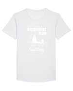 SAIL Tricou mânecă scurtă guler larg Bărbat Skater