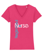 NURSE Tricou mânecă scurtă guler V Damă Evoker