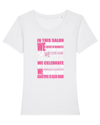 HAIR STYLIST White