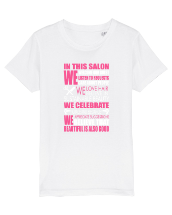 HAIR STYLIST White