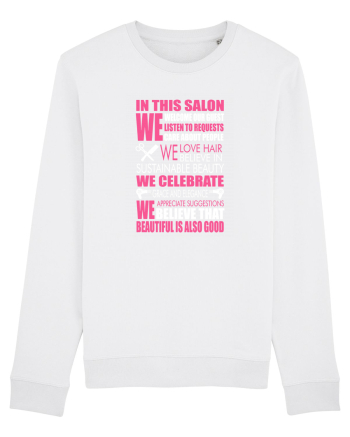 HAIR STYLIST White