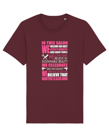 HAIR STYLIST Burgundy