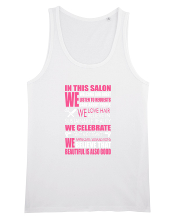 HAIR STYLIST White