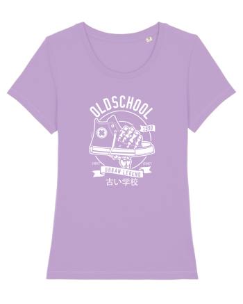Old School Sneakers White Lavender Dawn