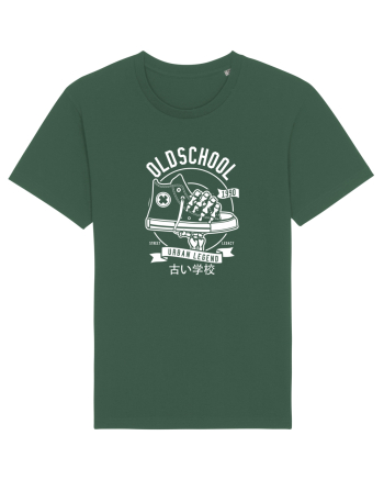 Old School Sneakers White Bottle Green