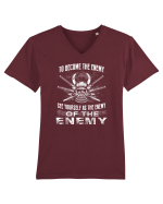 ENEMY Tricou mânecă scurtă guler V Bărbat Presenter