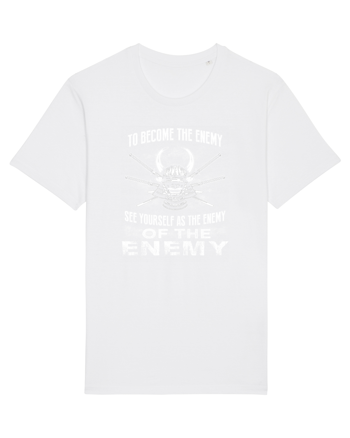 Tricou mânecă scurtă Unisex Rocker White