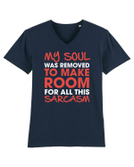 SARCARM Tricou mânecă scurtă guler V Bărbat Presenter