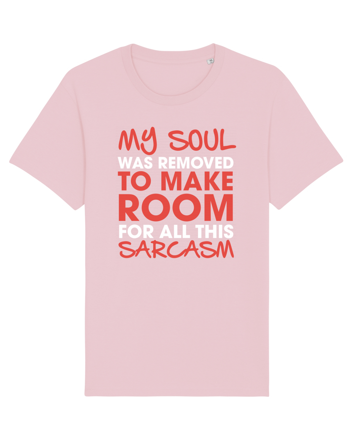 Tricou mânecă scurtă Unisex Rocker Cotton Pink