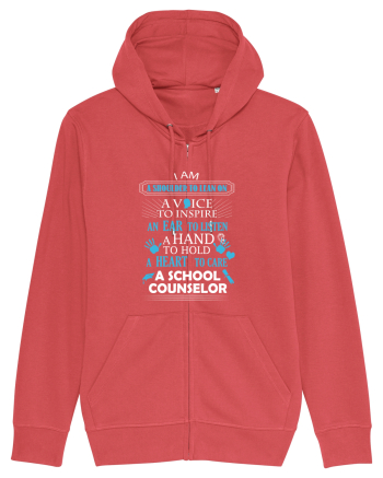 SCHOOL COUNSELOR Carmine Red