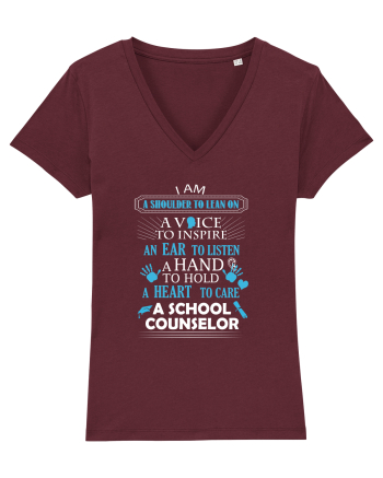SCHOOL COUNSELOR Burgundy