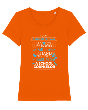 SCHOOL COUNSELOR Bright Orange