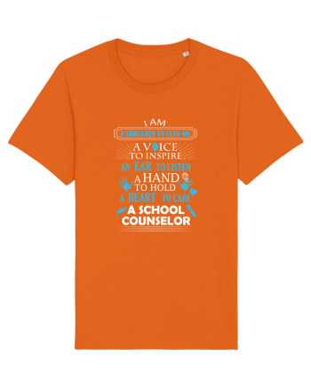 SCHOOL COUNSELOR Bright Orange