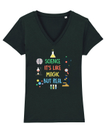 SCIENCE Tricou mânecă scurtă guler V Damă Evoker